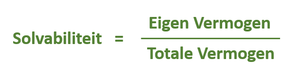 financien financiele ratio's solvabiliteit1 formule